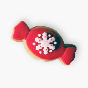 biscotto guanto Natale