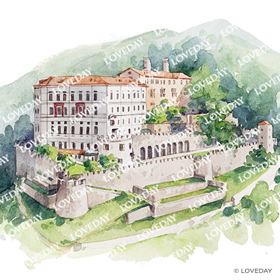 partecipazioni matrimonio acquerello fiori