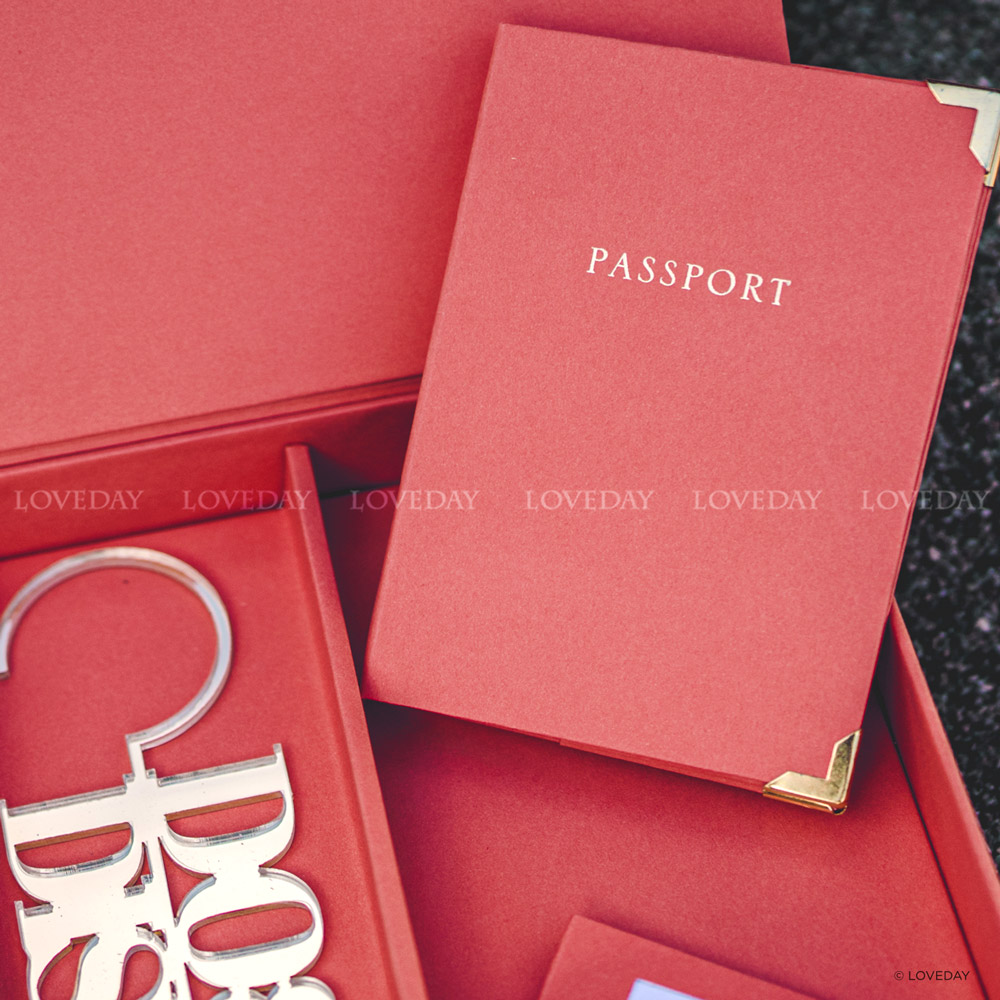 wedding destination passport cover by Loveday