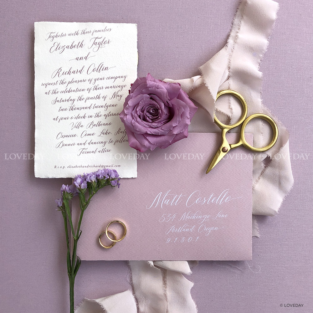 wedding stationery carta cotone by Loveday