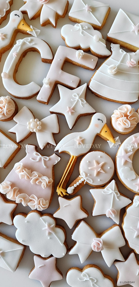 biscotti baby shower personalizzati by Loveday