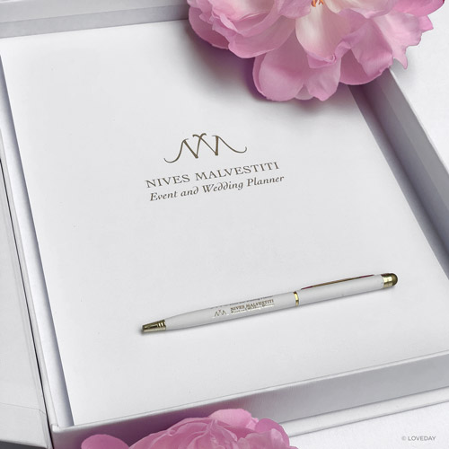 Kit wedding planner per corsi blocco e penna