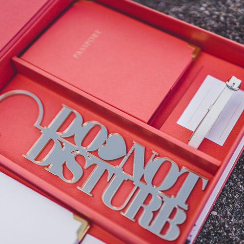 travel kit sposi personalizzato